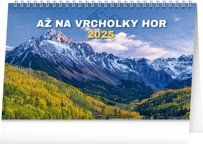 Immagine prodotto di Up to the Mountain Tops 2025 - calendario da tavolo