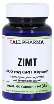 Produktbild von GALL PHARMA Zimt 300 mg GPH Kapseln, 60 St. Kapseln
