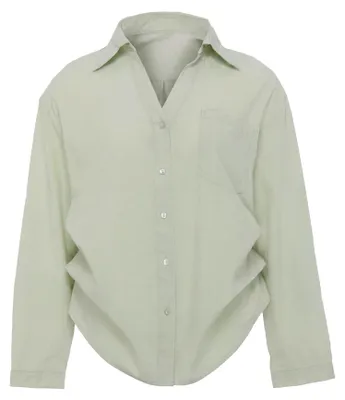 Image de Chemise pour femmes DULCEY - vert, taille M