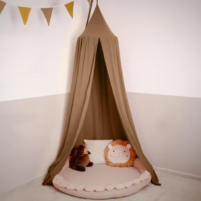 Produktbild von Baldachin für Kinderzimmer aus 100% Musselin - handgenäht