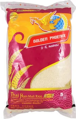 Produktbild von [ 5 kg ] GOLDEN PHOENIX Thai Duftreis Langkorn / Jasmine Rice / Superior Quality
