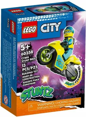 Produktbild von 60358 – LEGO City – Cyber-Stuntmotorrad