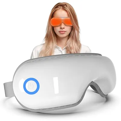 Produktbild von 42°C Augenmassagegerät,elektrisches Augenmassagegerät mit Wärme,Vibration&Bluetooth-Musik,5 Modi,reduziert Augenringe&Trockenheit,Geschenk für Familie
