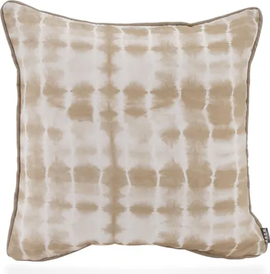 Produktbild von H.O.C.K. Badu Batik Midnight Outdoor Kissen mit Keder 50x50cm col. 01 natur beige