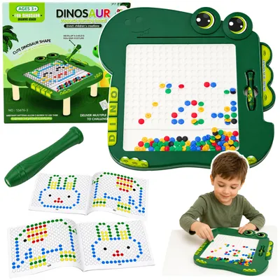 Productafbeelding van Educatief magneetbord Dinosaurus Pad puzzel groen