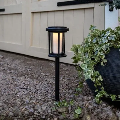 Produktbild von Star Trading Alippa LED Solar-Wegeleuchte 44 cm Aluminium Schwarz