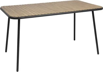 Obrázok produktu pre Obdĺžnikový stôl Bolero Santorini s imitáciou dreva, 1400 mm