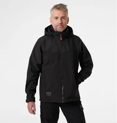 Produktbild von Helly Hansen Jacke OXFORD SOFTSHELL JACKET 74290, Farbe:black, Größe:XL