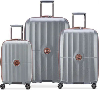 Image de DELSEY PARIS trolley Carrousel Expandable 4 Double Rolls Trolley L / M / S L Platin gris 76cm