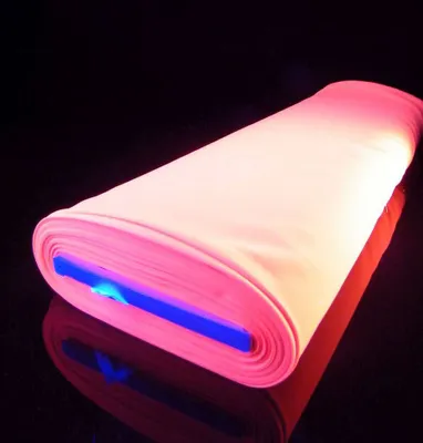 Produktbild von 1lfm PSYWORK Schwarzlicht Stoff Burlinton Pink