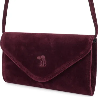 Produktbild von Beltimore Damen Clutch Burgund, elegant, klein