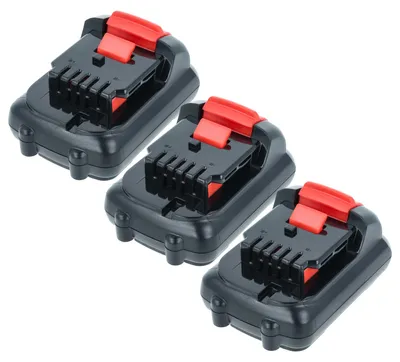 Produktbild von vhbw 3x Akku kompatibel mit Dewalt DCT411S1, DCT412, DCT410S1, DCT412S1, DCT411, DCT414S1, DCT414N, DCT416, DCT414 Werkzeug (2000 mAh, Li-Ion, 12 V)