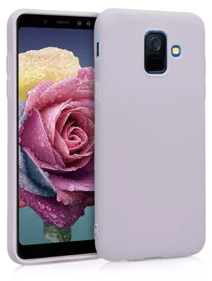 Produktbild von kwmobile 45247.108, Cover, Samsung, Samsung Galaxy A6 (2018), 14,2 cm (5.6"), Lavendel