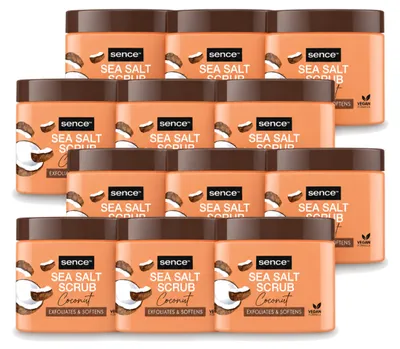 Productafbeelding van 12 x Sence Kokos Body Scrub - Verzorgend - 500 g - Voordelige verpakking - 12 stuks