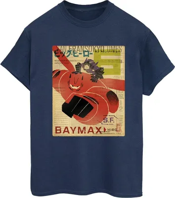 Produktbild von Disney - "Big Hero 6" T-Shirt für Damen BI15472 (S) (Marineblau)