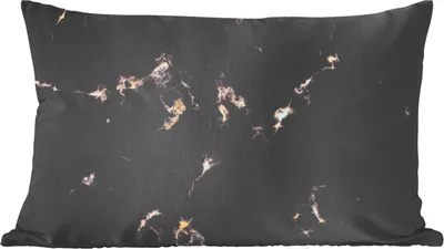 Produktbild von MuchoWow® Zierkissen Sofakissen Wohnzimmer Dekokissen 50x30 cm Gold - Edelsteine - Achatstein - Geode - Wohnzimmerdekoration - Polster mit Photo