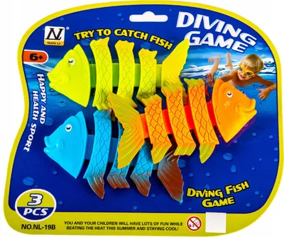 Produktbild von SPIELZEUG ZUM TAUCHEN FISCHE FÜR DAS SCHWIMMBAD 3 Stück