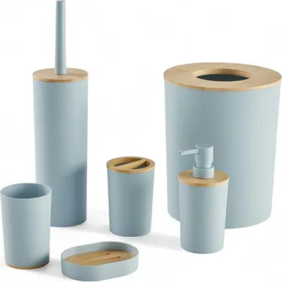 Zdjęcie produktu dla Zestaw 6 akcesoriów łazienkowych i toaletowych BATHROOM