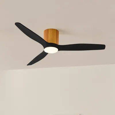 Produktbild von CREATE - WIND CALM CUSTOM WOVEN - Leiser Deckenventilator 40W Ø132 cm aus 100 % Holz mit LED-Licht
