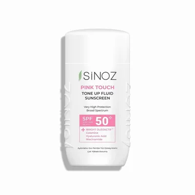 Immagine prodotto di SINOZ Pink Touch Tone Up Protezione solare fluida SPF 50+ - 50 ml