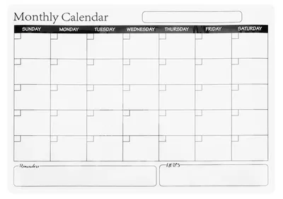 Produktbild von Magnet, trocken abwischbar, Kühlschrankkalender, Wandkühlschrank, wiederverwendbar, Whiteboard, Monatsplaner, PET