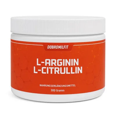 Produktbild von L-Arginin & L-Citrullin DobromilFit - Leistungsstarke Aminosäurenmischung