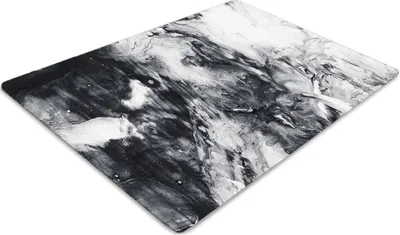 Produktbild von Stuhlunterlage Bürostuhlunterlage 120 cm x 90 cm Bodenmatte Bürostuhlunterlage - Lackierte Flecken