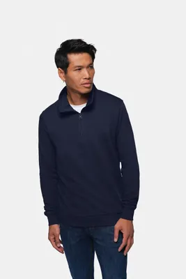 Image de Sweat-shirt à zip PREMIUM - encre - taille XS