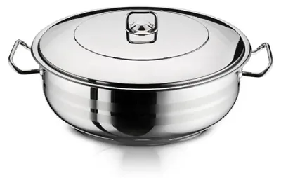 Produktbild von Hascevher Gastro-Bräter 18/10 Edelstahl, 26 x 7 cm, 3,3 l, Induktion