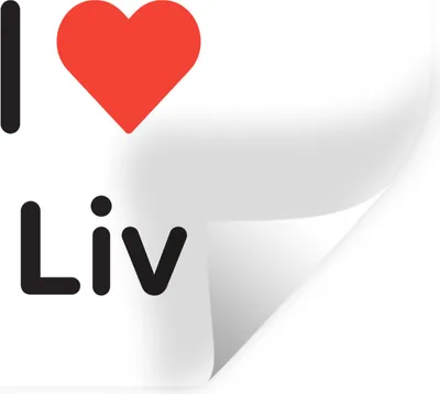 Produktbild von MuchoWow® Wandtattoo Wandsticker Wandaufkleber Ich liebe - Liv - Girl 160x120 cm Selbstklebend und Repositionierbar - Selbstklebend - Fototapeten