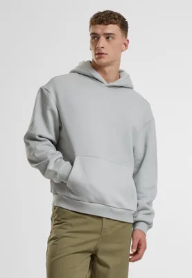 Produktbild von Urban Classics Herren-Kapuzenpullover mit Kapuze Demiay hellgrau XS
