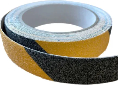 Produktbild von Klebeband Antirutschband Gripband 25mmx5m Antirutschstreifen schwarz-gelb 1 St.