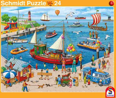 Zdjęcie produktu dla Puzzle 2er Hafen/Bahnstation