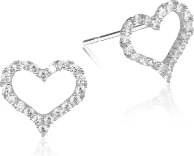 Produktbild von LUISIA Ohrstecker "Herzen" mit Zirkonia YG03629  925 Sterling Silber