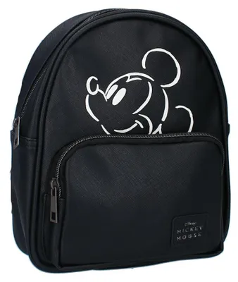 Obrázok produktu pre Dámsky malý batoh | Imitácia kože | Disney Mickey Mouse | 26 x 22 x 8 cm