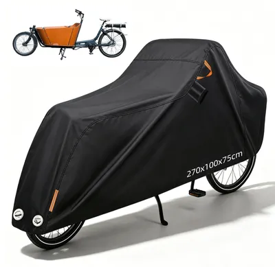 Immagine prodotto di Solidchoice - Copertura impermeabile per ruota posteriore, ideale per cargo bike