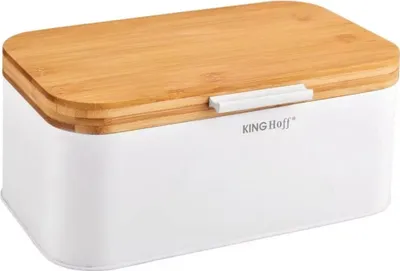 Produktbild von Kinghoff Brotkasten Aus Bambus Und Stahl Kh-1795