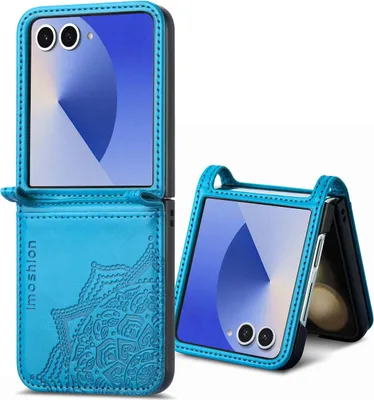 Produktbild von imoshion Mandala Klapphülle Samsung Galaxy Z Flip 7 - Türkis