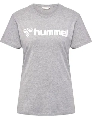 Produktbild von hummel T-Shirt Regular Fit Stretch Rundhalsausschnitt Logo Größe: S