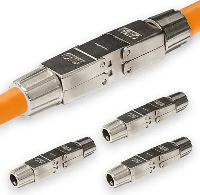 Produktbild von PremiumX 4x Verlängerung LAN Kabel für CAT RJ45 Verbindungsstecker Ethernet Netzwerkstecker
