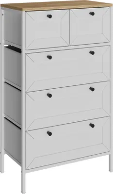 Zdjęcie produktu dla Komoda Vicco Belaro Biały 56 x 95 cm z 5 szufladami, Model 51895