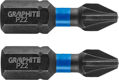 Produktbild von GRAPHITE 56H504 Schrauberbit-Satz 2-tlg Bitset