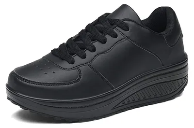 Productafbeelding van Casual sneakers met sleehak en platform voor dames, licht en comfortabel