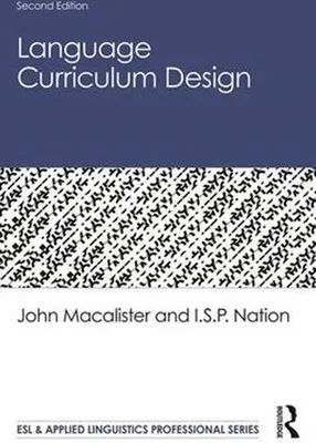 Obrázek produktu pro Language Curriculum Design