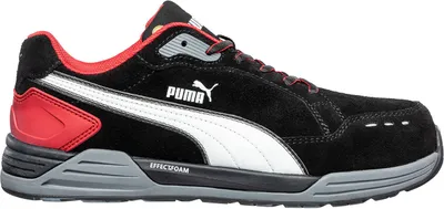 Produktbild von Puma Sicherheitsschuh Airtwist Black/Red Low nach EN ISO 20345:2011 S3 ESD HRO SRC schwarz  Größe 47