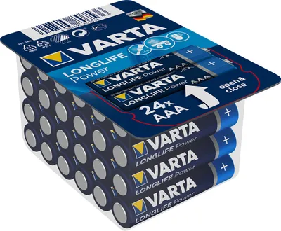 Immagine prodotto di Varta AAA, LR03, 1.5V, Alcalino, Zylindrische, 1,5V, 4,45 cm, 1,05 cm, 24 Batterien