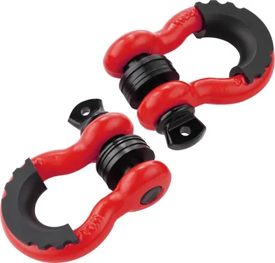 Obrázok produktu pre 2 balenia 3/4" D-krúžok s 7/8" skrutkovým čapom, pevnosť v ťahu 62832 libier