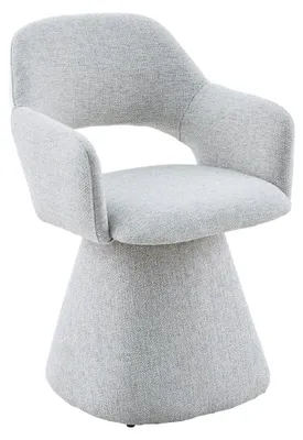 Produktbild von HOMLA GOMBE Drehsessel in Stoff beige 55x62x85 cm