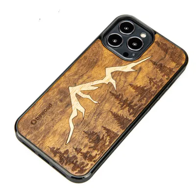 Obrázok produktu pre Drevené Puzdro Pre Iphone 13 Pro Max Bewood Mountains Imbuia