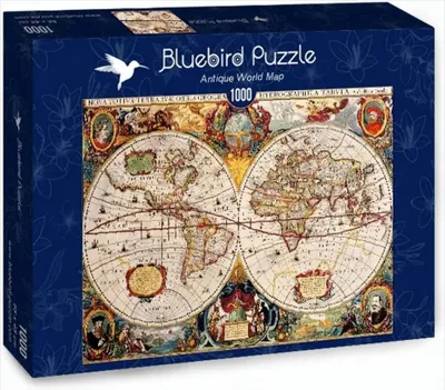Produktbild von Bluebird Antique World Map Jigsaw Puzzle (1000 Pieces)